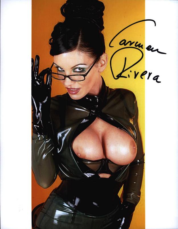 Carmen Riveria signed 8x10 poster