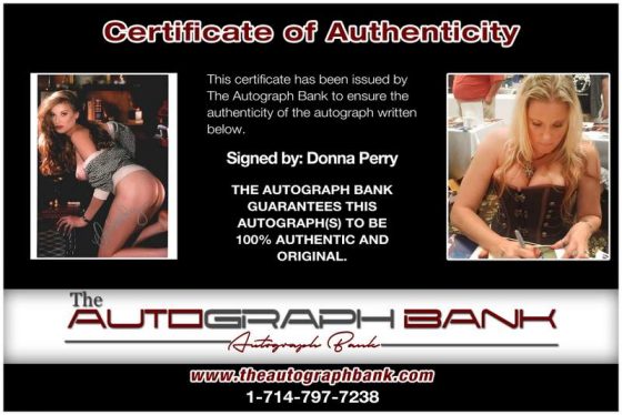 Donna Perry signing photos