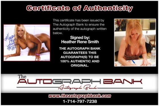 Heather Rene Smith signing photos