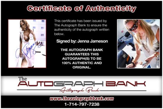 Jenna Jameson signing photos