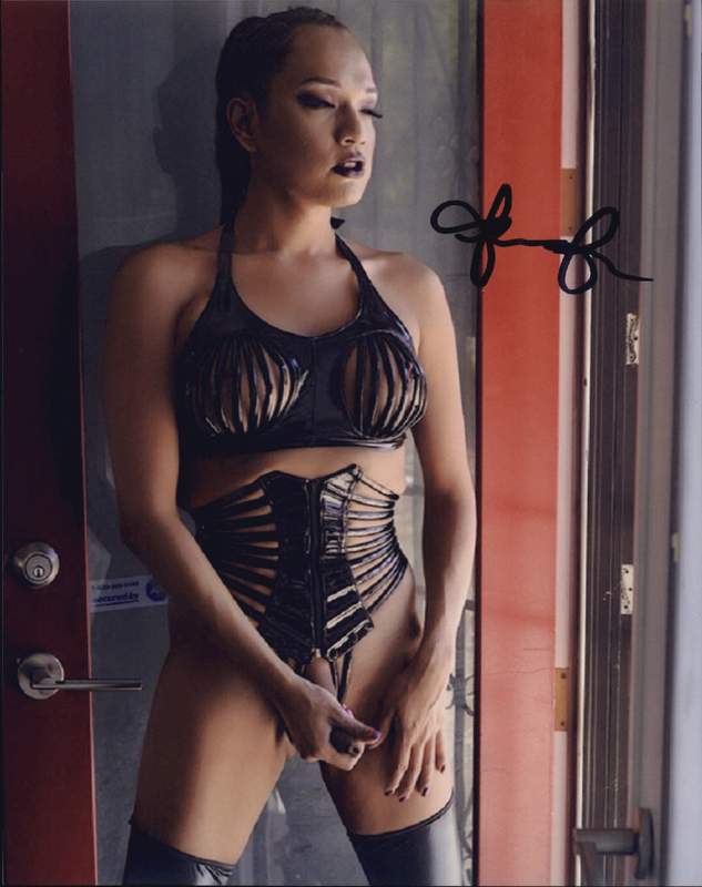 Trans Jessica Fox signed 8x10 poster