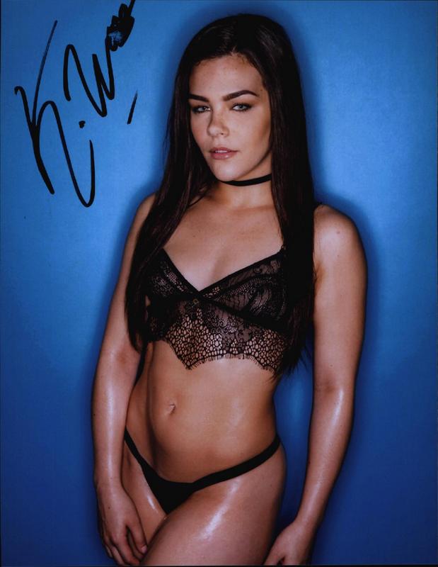 Kimber Woods signed 8x10 poster