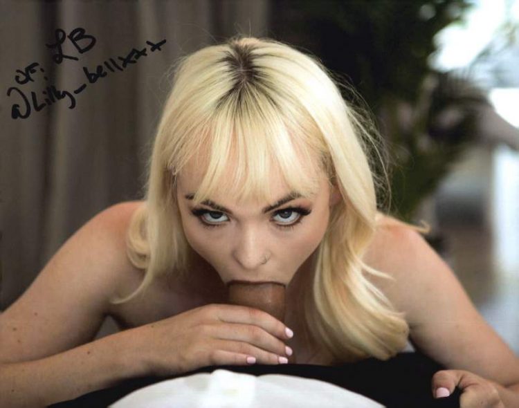Lily Bell signed 8x10 poster