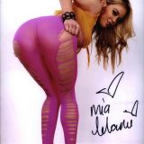 Mia Lelani signed 8x10 poster