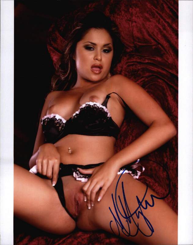 Michelle Maylene signed 8x10 poster