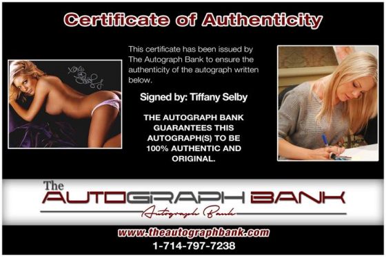 Tiffany Selby signing photos