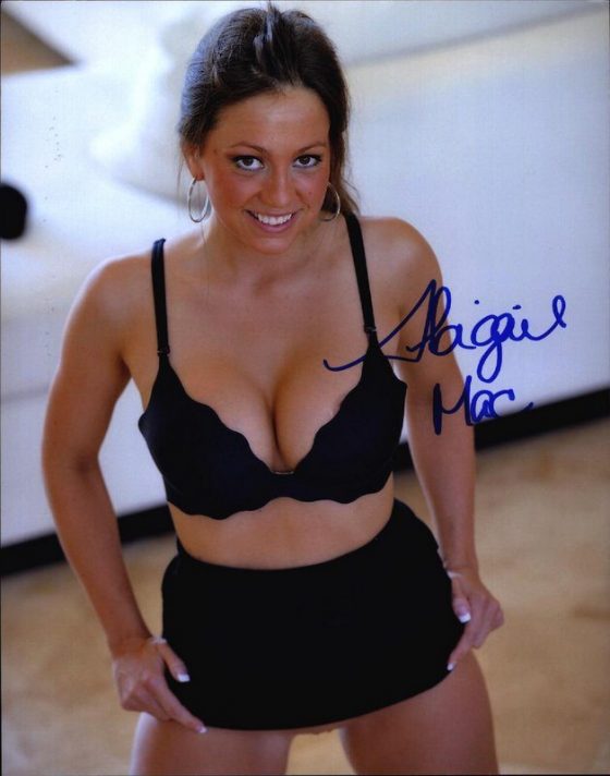 Abigail Mac signed 8x10 poster