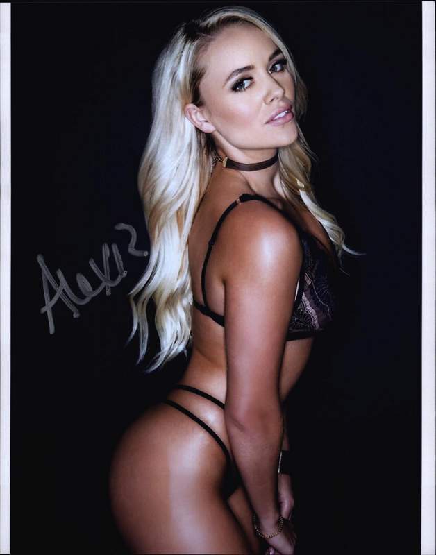 Alexis Monroe signed 8x10 poster