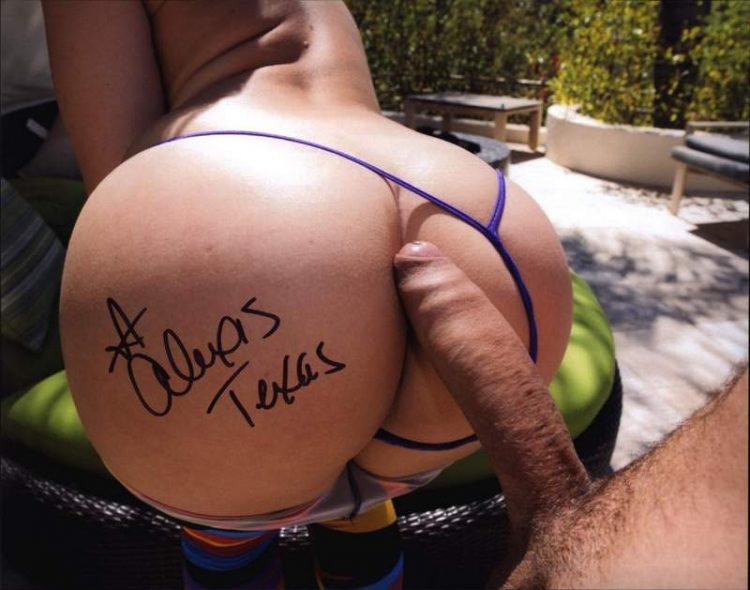 Alexis Texas signed 8x10 poster