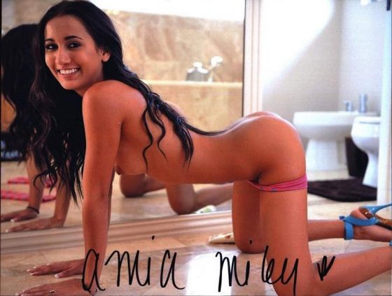 Amia Miley signed 8x10 poster