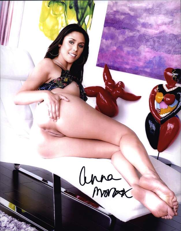 Anna Morna signed 8x10 poster