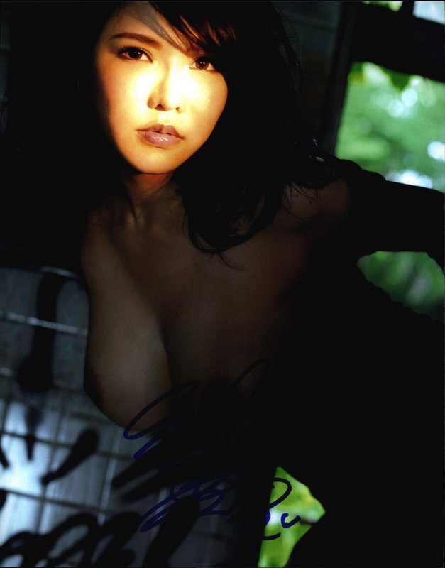 Anri Okita signed 8x10 poster