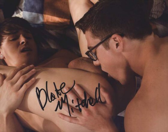 Gay entertainment Blake Mitchell signed 8x10 poster
