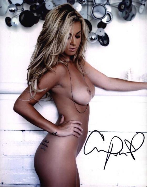 Ciara Price signed 8x10 poster