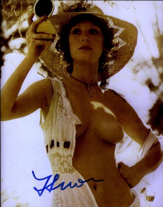 Fiona Lewis signed 8x10 poster