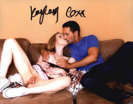 Trans Kayleigh Coxx signed 8x10 poster