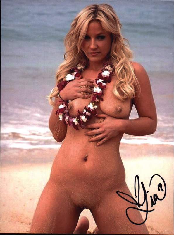 Lia 19 signed 8x10 poster