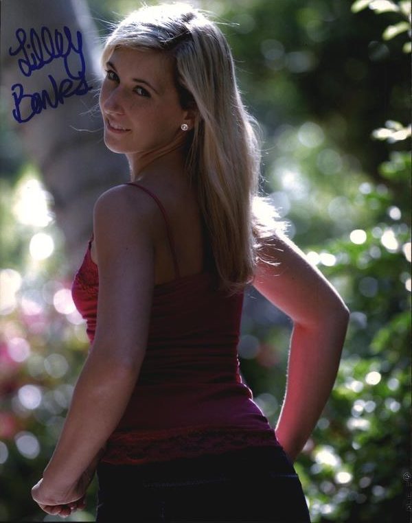 Lilly Banks signed 8x10 poster