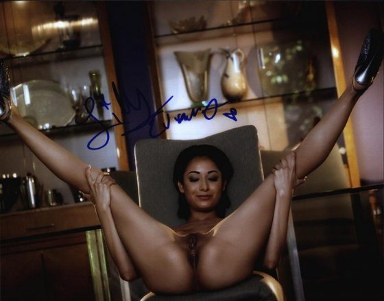 Lilly Evans signed 8x10 poster