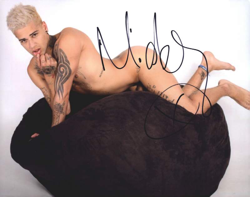 Gay Porn Star Mickey Taylor Signed Authentic X Stali Cali