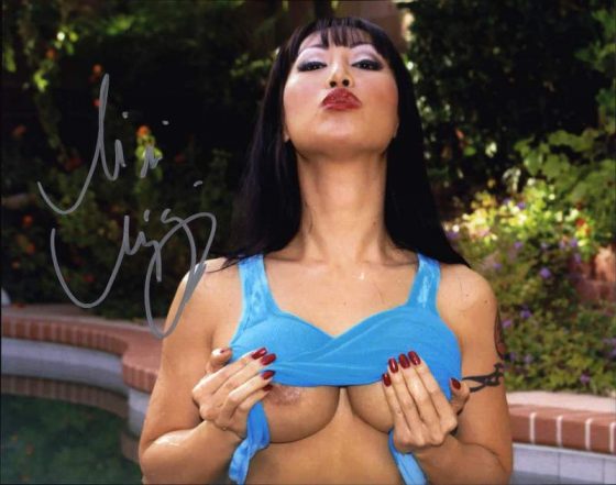 Mimi Miyagi signed 8x10 poster