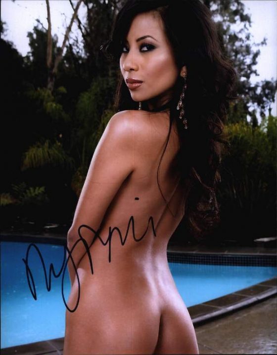 Nyomi Marcella signed 8x10 poster