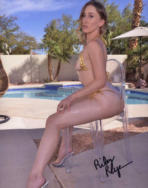 Riley Reyes signed 8x10 poster
