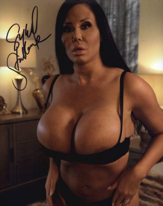Sybil Stallone signed 8x10 poster