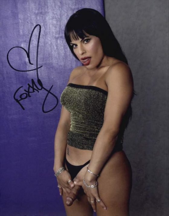 Trans Ts Foxxy signed 8x10 poster