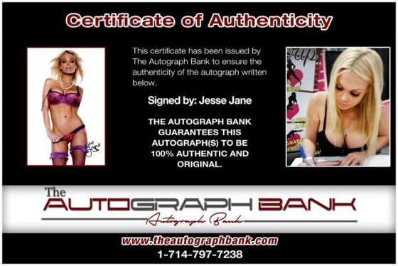 Jesse Jane signing photos
