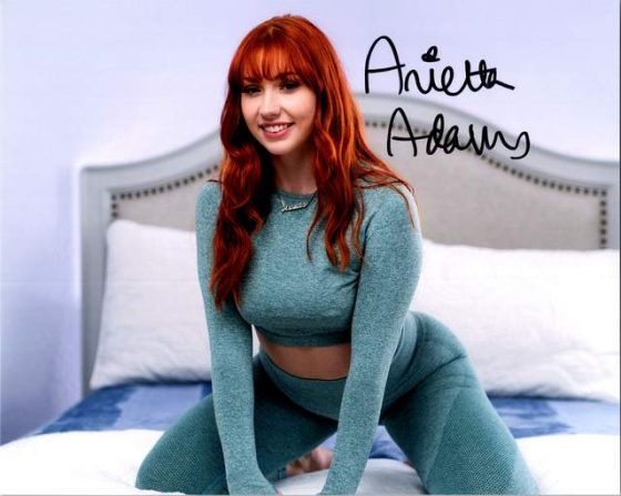 Arietta Adams signed 8x10 poster