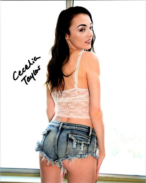 Cecelia Taylor signed 8x10 poster