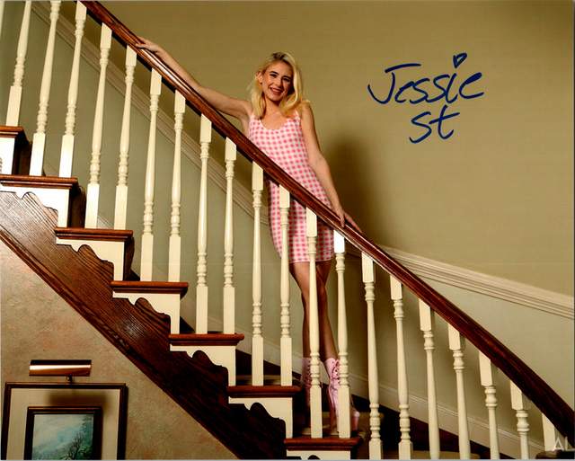 Jessie Saint signed 8x10 poster