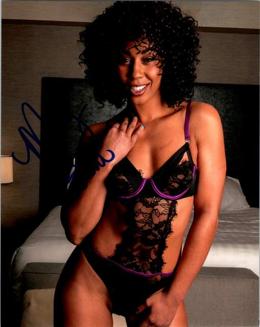 Misty Stone signed 8x10 poster