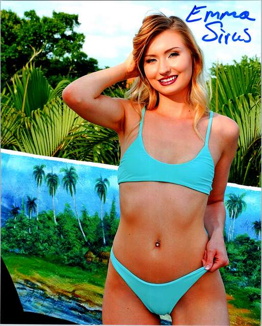 Emma Sirus signed 8x10 poster