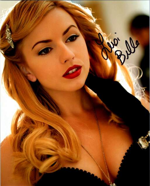 Lexi Belle signed 8x10 poster