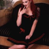 Amber Ivy signed 8x10 poster