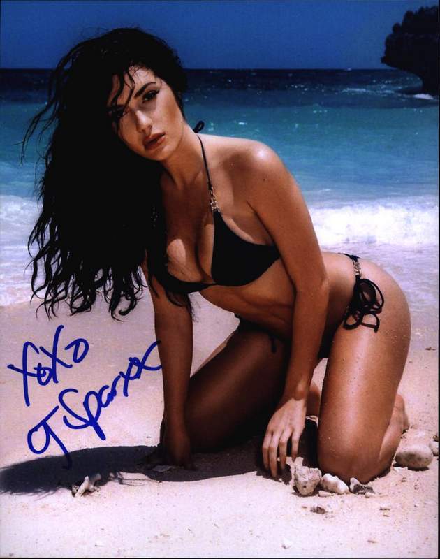 CJ Sparxx signed 8x10 poster