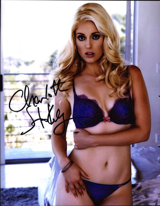 Charlotte Stokley signed 8x10 poster