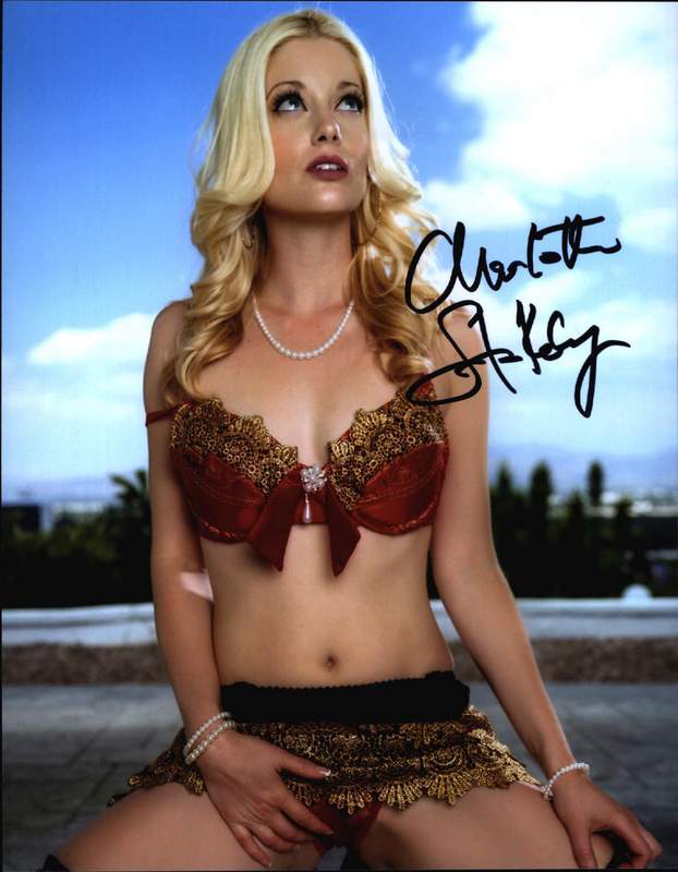 Charlotte Stokley signed 8x10 poster