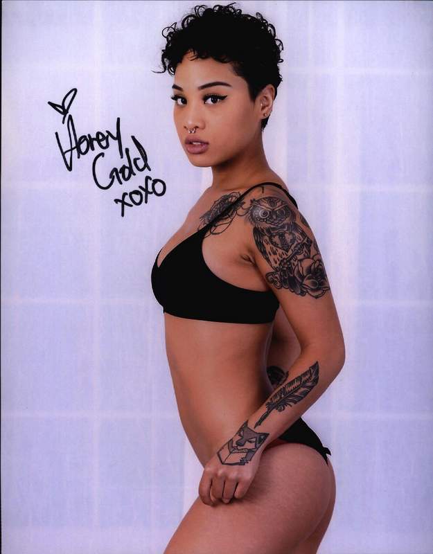 Honey Gold signed 8x10 poster