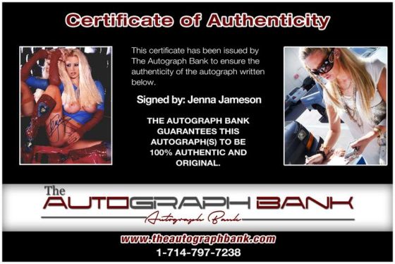 Jenna Jameson signing photos