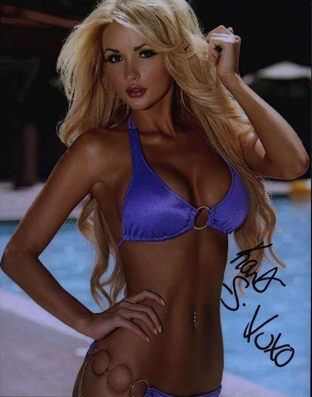 Kaylea Smith signed 8x10 poster