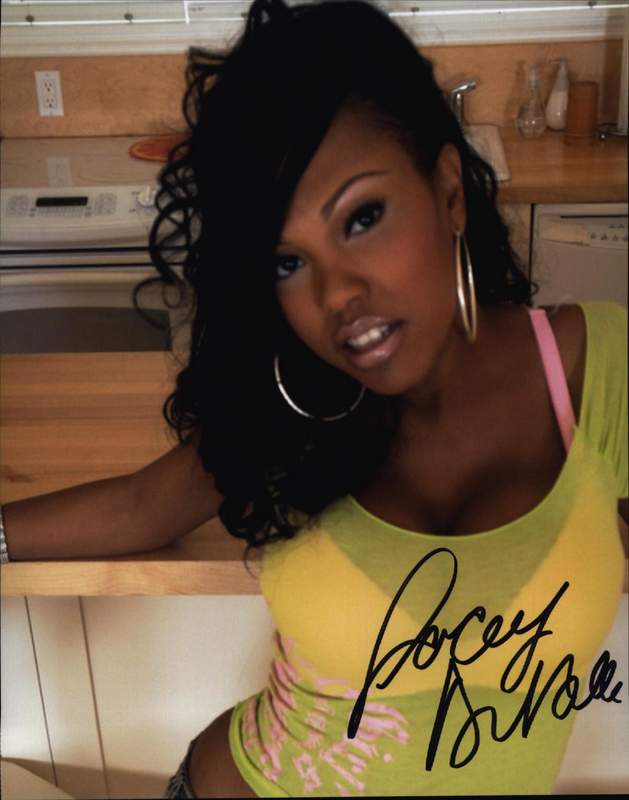 Lacey Duvalle signed 8x10 poster