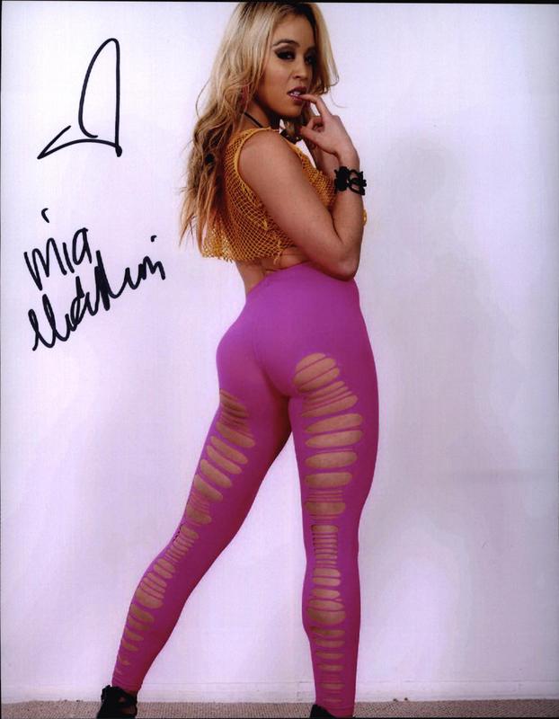 Mia Lelani signed 8x10 poster