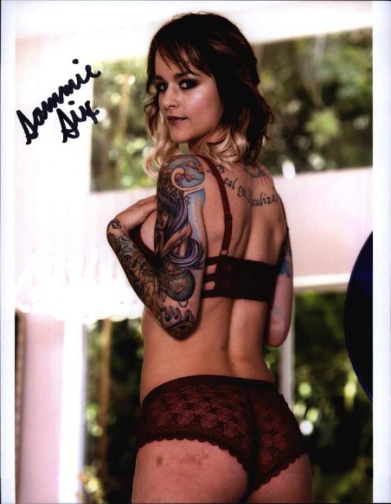 Sammie Six signed 8x10 poster