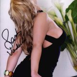 Sarah Vandella signed 8x10 poster