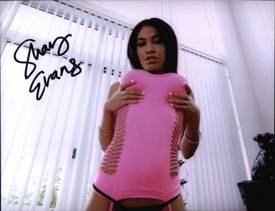 Shay Evans signed 8x10 poster