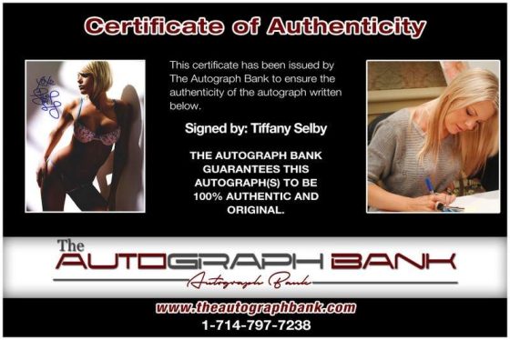 Tiffany Selby signing photos
