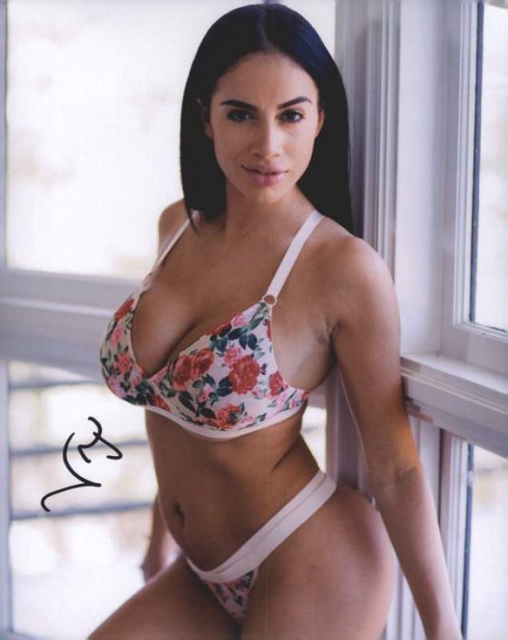 Victoria June signed 8x10 poster